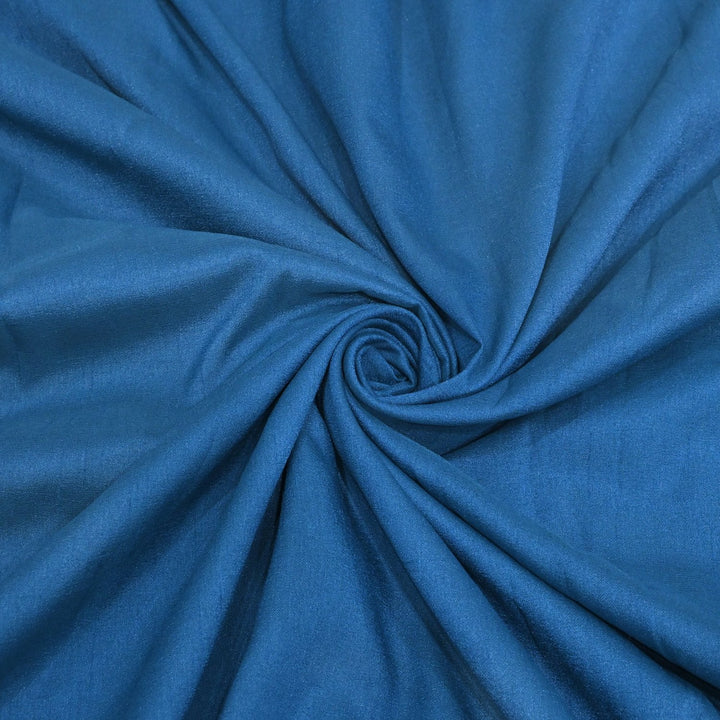 Light Navy Blue Colour Croma Silk Fabrics