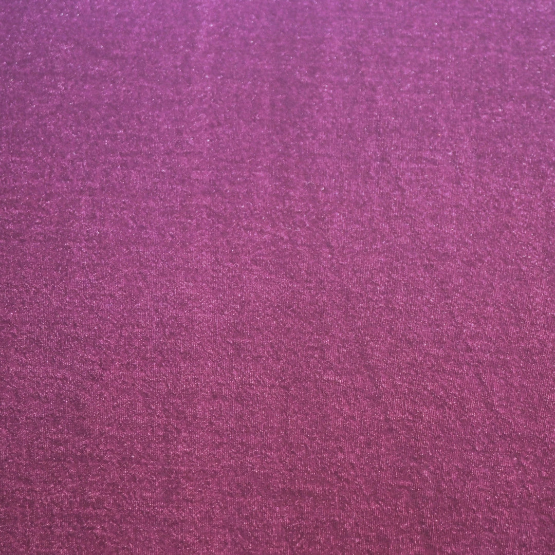 Plum Purple Color Plain Pure Silk Velvet Fabrics