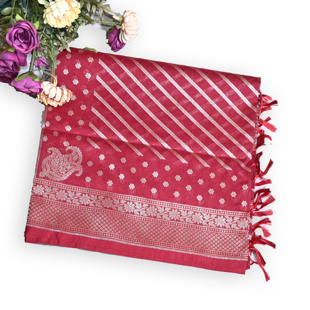 Premium Banarasi Zari Dupatta|Traditional Woven Ethnic Elegance