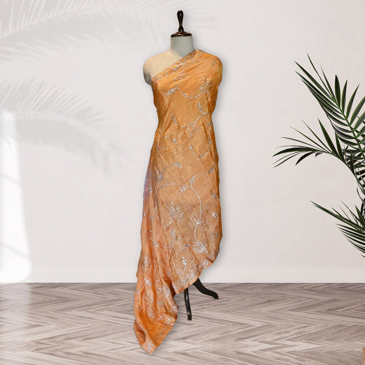 Beautiful Tissue Gota Sequins Embroidery Dupatta