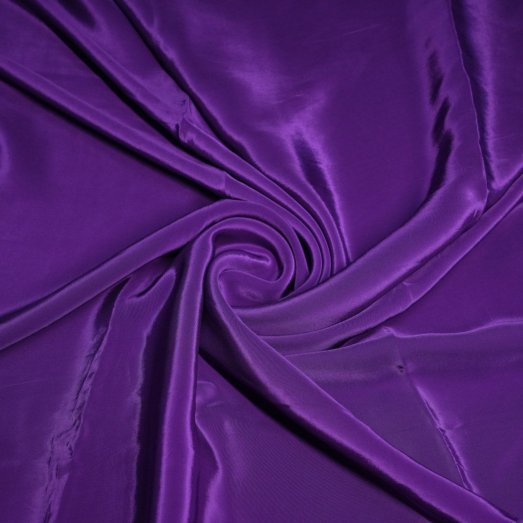 True Purple Colour Shisha Crape Fabrics