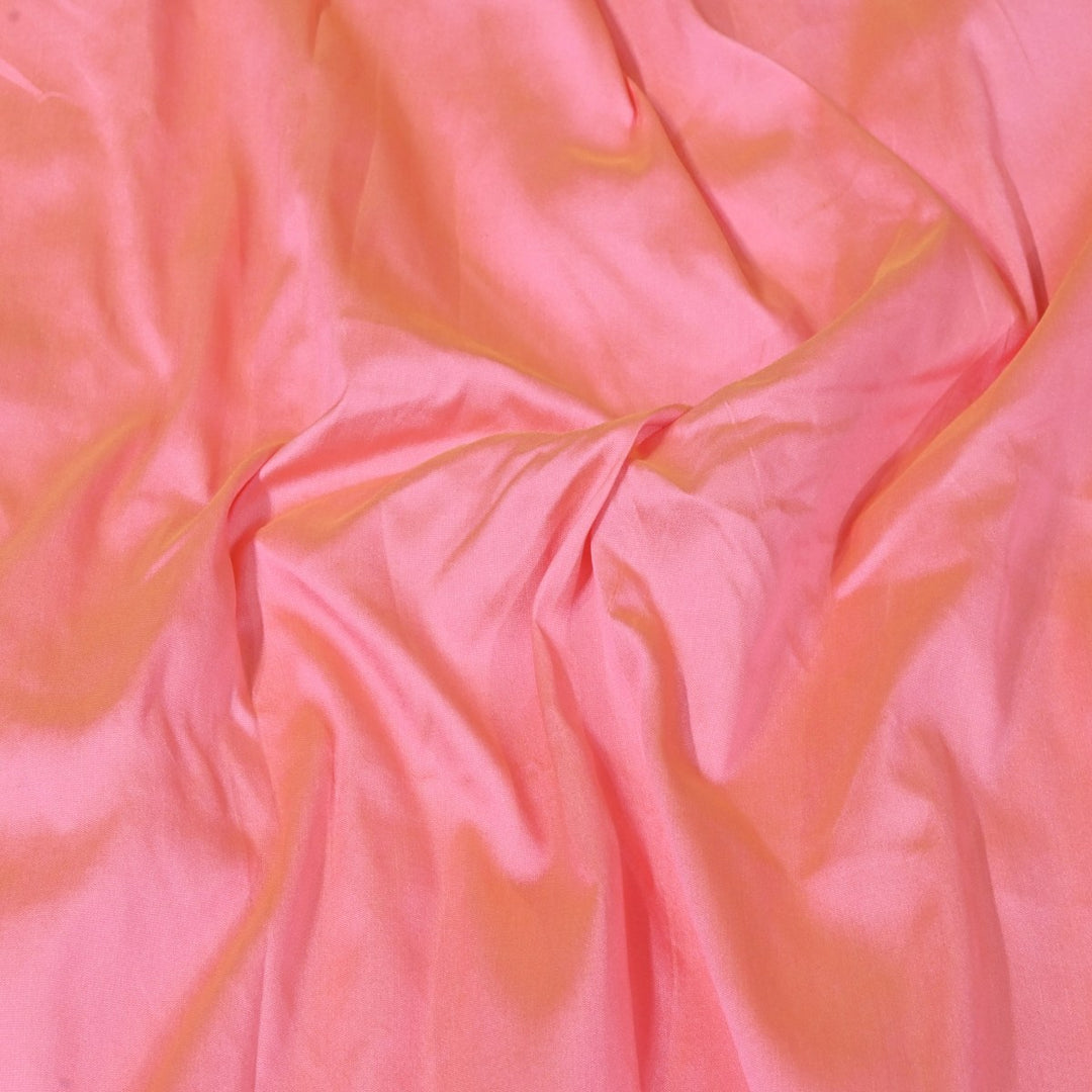 Light Coral Colour Taffeta Silk Fabrics