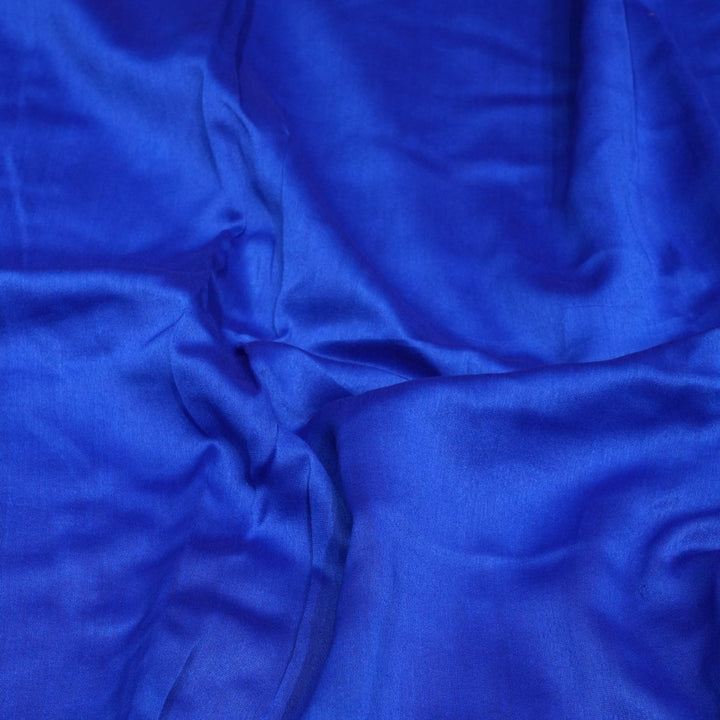 Persian Blue Colour Heavy Poly Dupion Fabrics