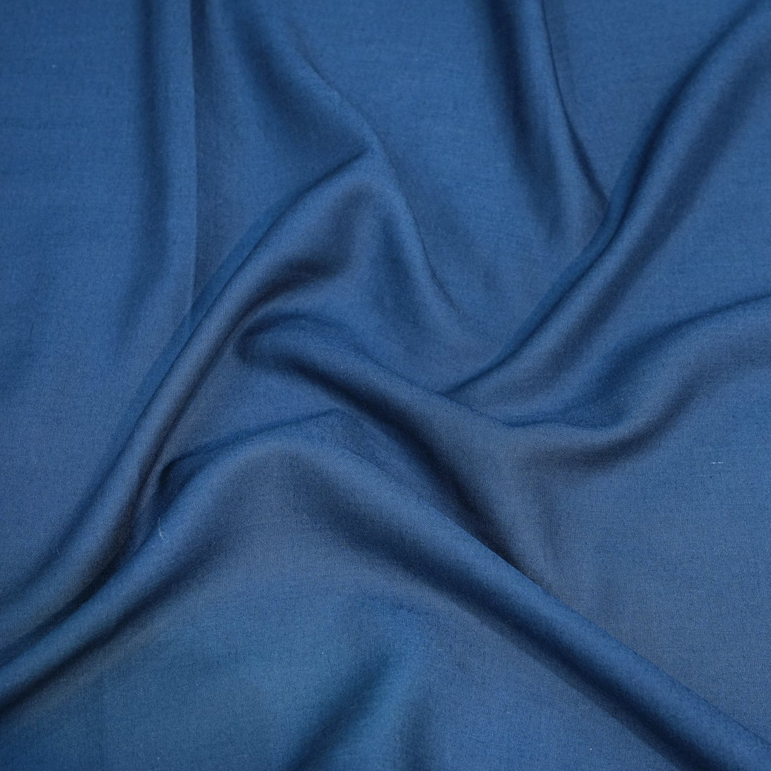 Nile Blue Colour Glace Cotton Fabrics