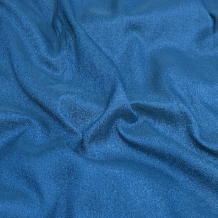 Light Navy Blue Colour Croma Silk Fabrics