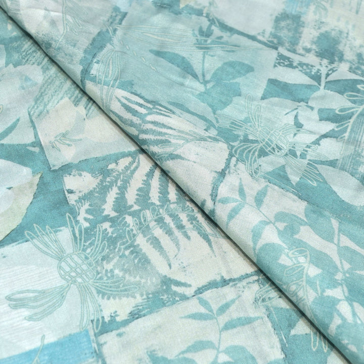 Floral Bamberg Satin Digital Print Fabrics