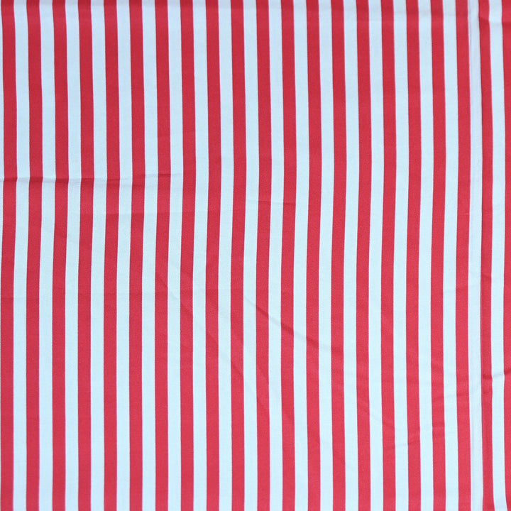 Glace Cotton With Beautiful Stripes Print Fabric – Lightweight Designer Cotton Fabric - LT0185-8