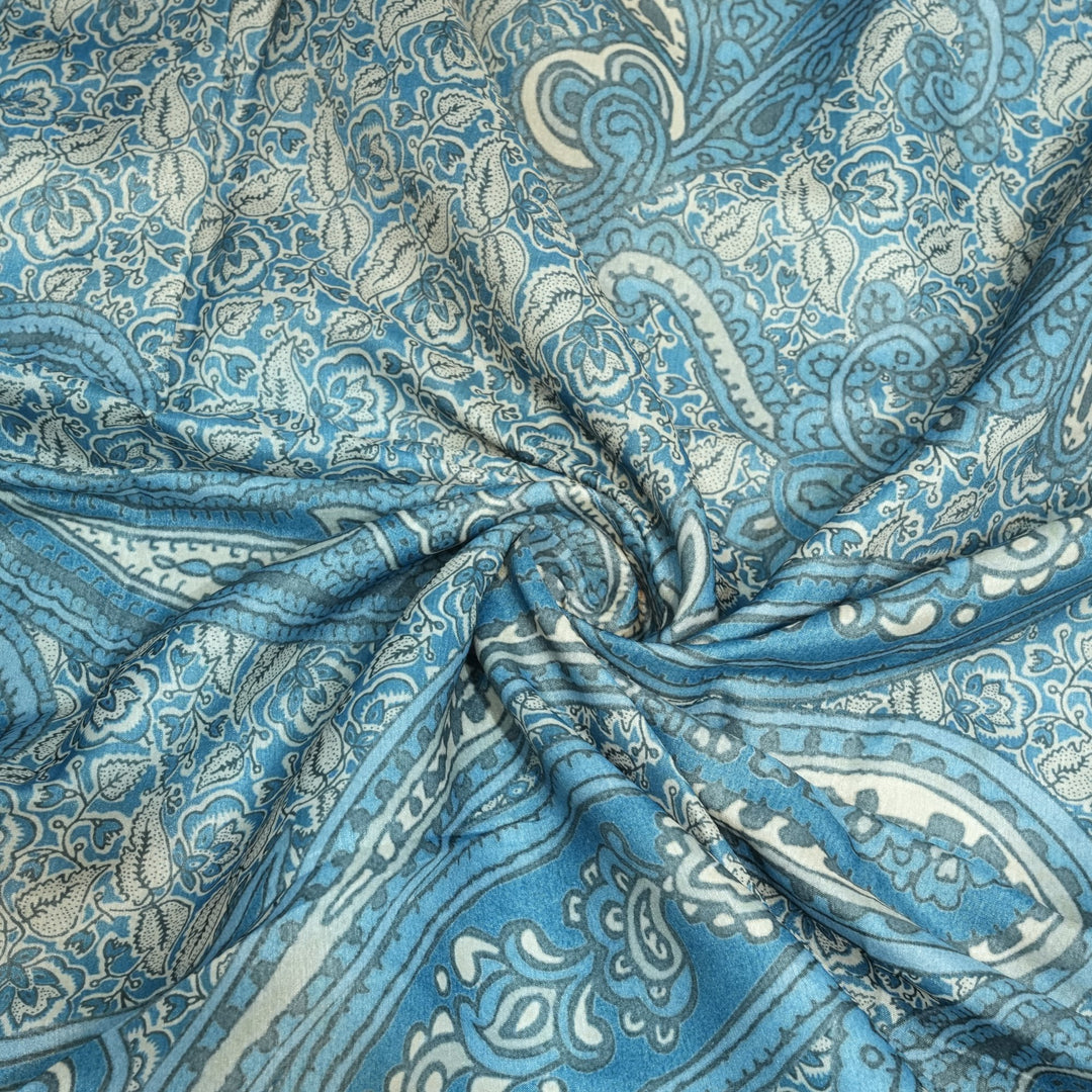 Semi Tusser Silk Prints Fabrics