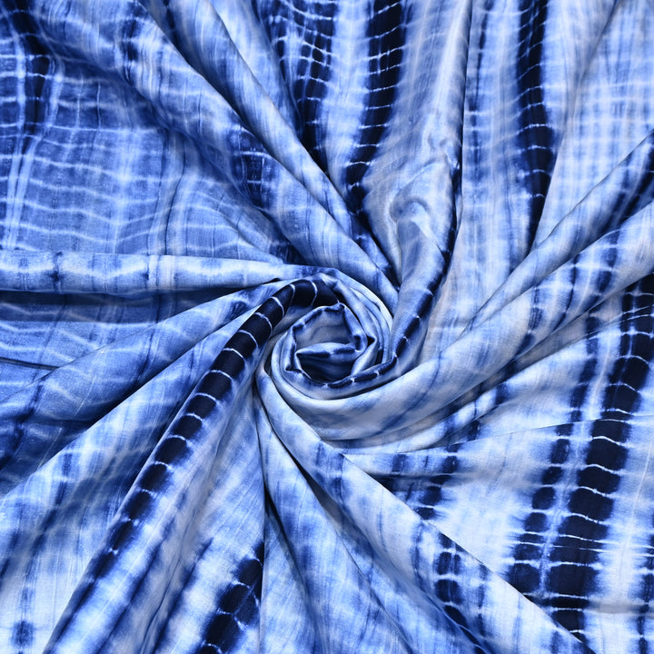 Silk Chanderi Tie & Dye Fabric 44" – Soft Lightweight Designer Fabric