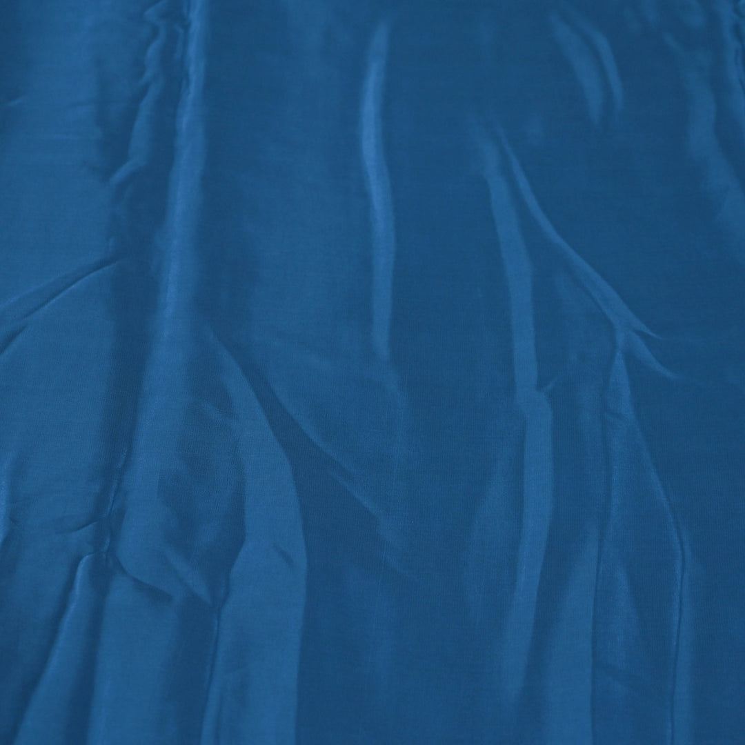 Ink Blue Shisha Crepe Fabrics