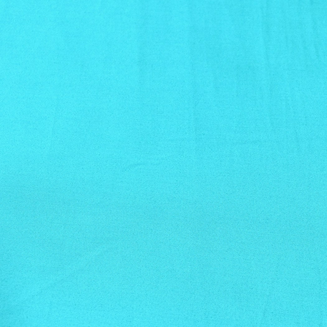 Dark turquoise Colour Glace Cotton Fabrics