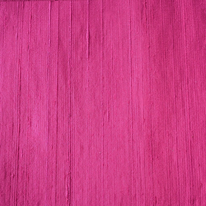 Deep Cerise Colour 100gm Pure Raw Silk Fabrics