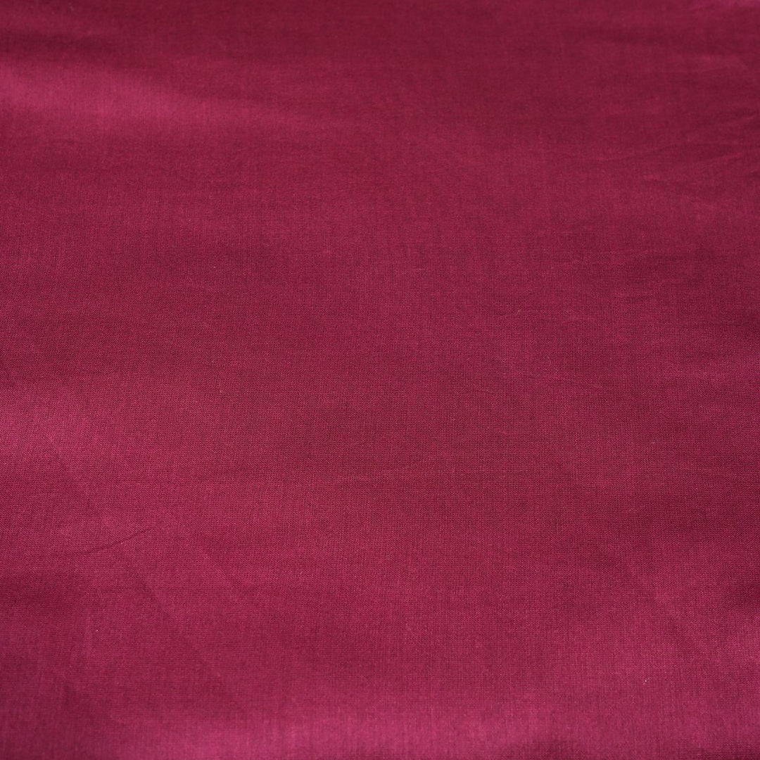 Maroon Colour 70gm Silk Chandei Fabrics