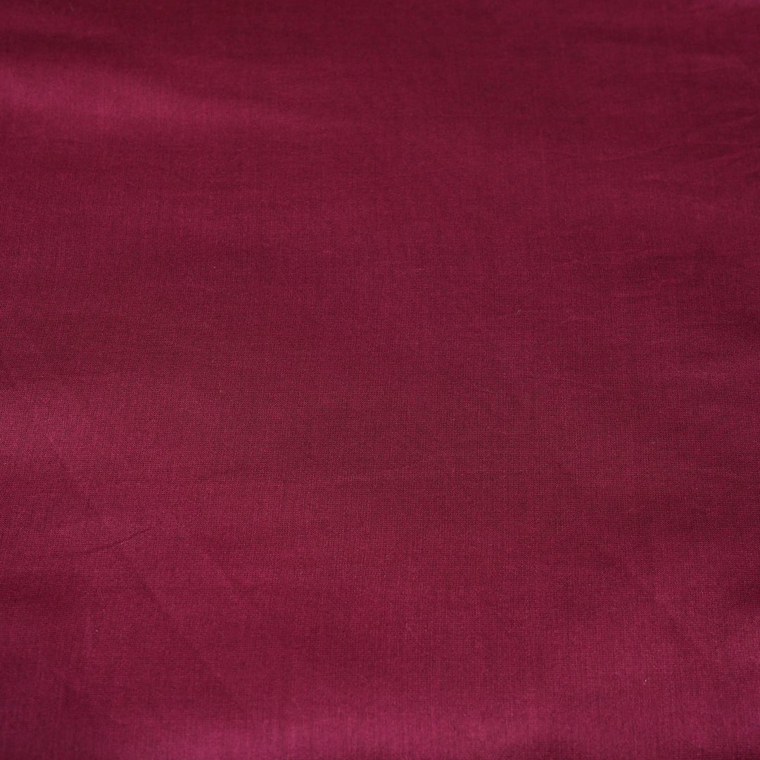 Wine Colour Heavy Poly Dupion Fabrics