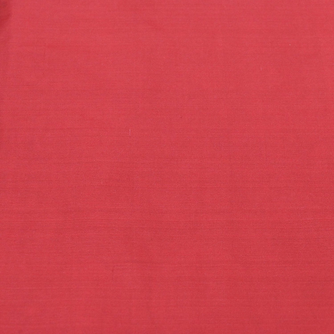 Dull Red Colour Pure Silk Fabrics