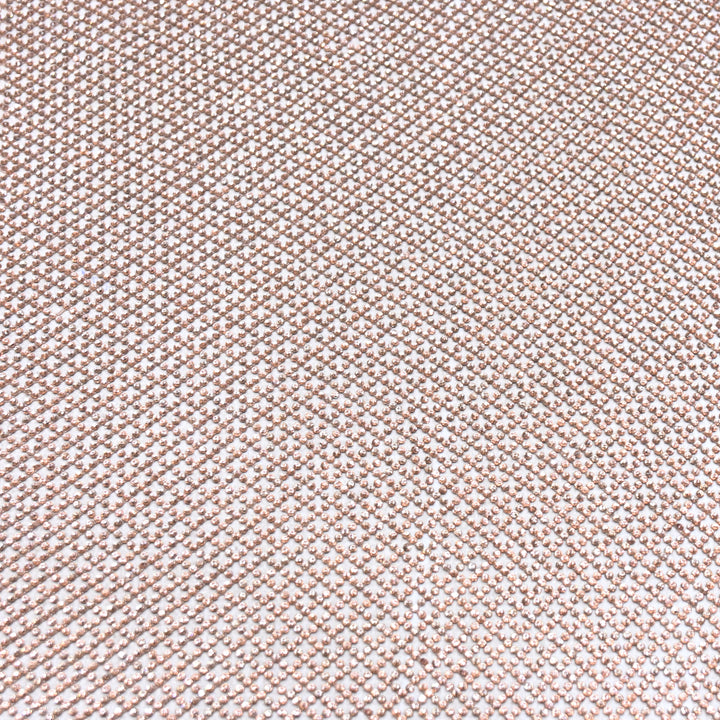 IMPORTED NET EMBROIDERY FABRIC WITH SHIMMER BEADS- LM001/26-7- 01