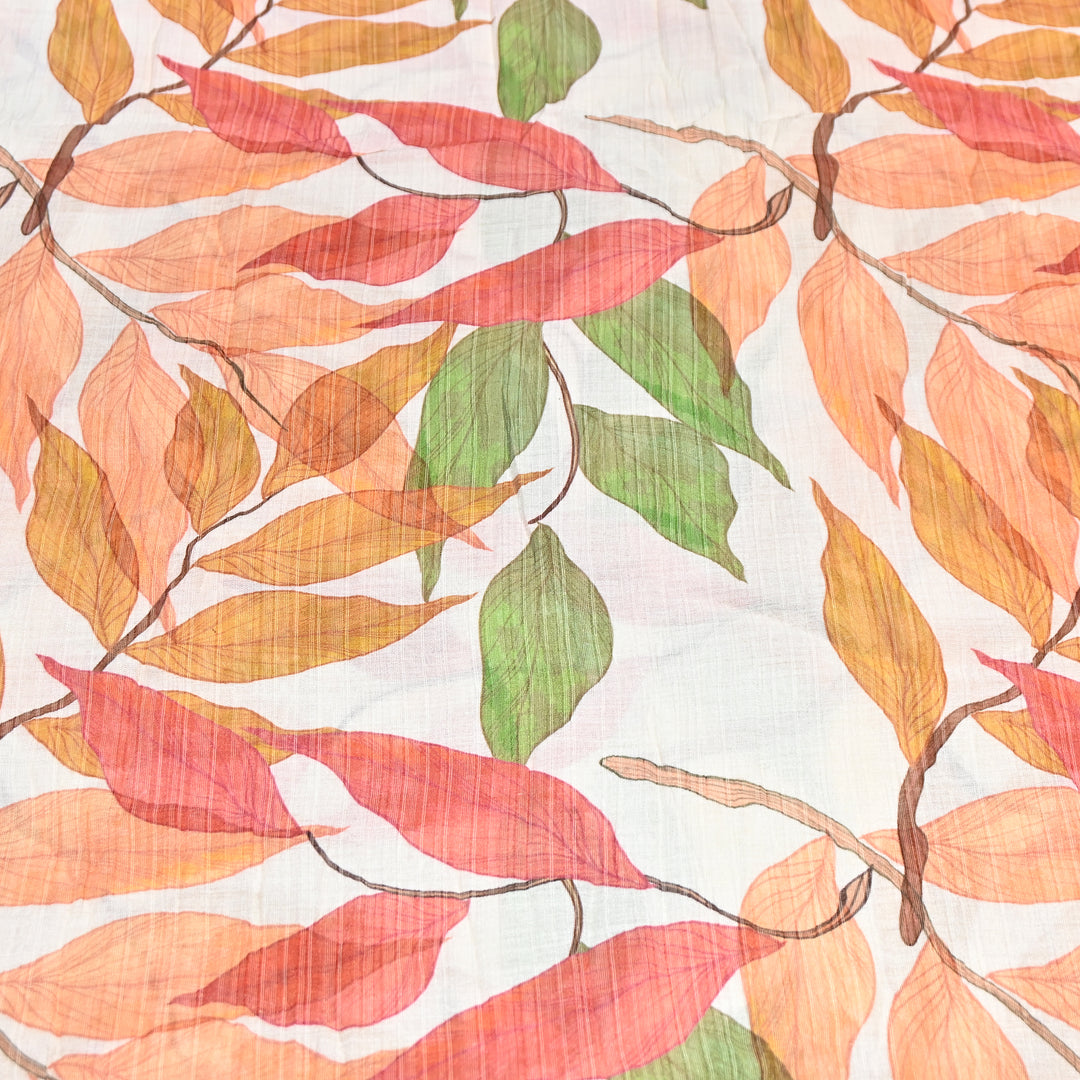 Multi Color Crush Muslin Digital Print Fabric – Soft Designer Muslin Print Fabric- COO145-1