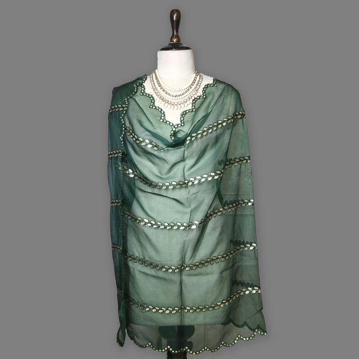 Organza Gota Patti Work Dupatta – Elegant Ethnic Dupatta for Women