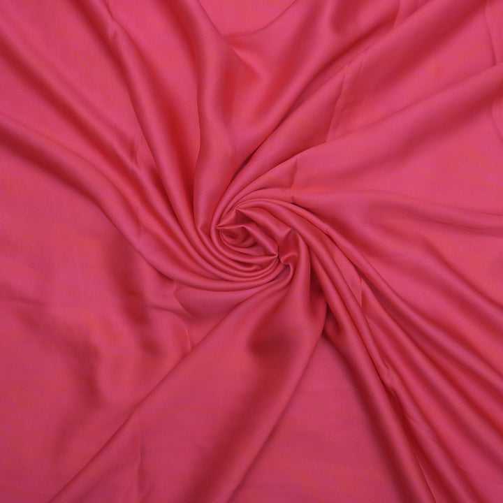 Magenta Modal Plain Satin Fabric