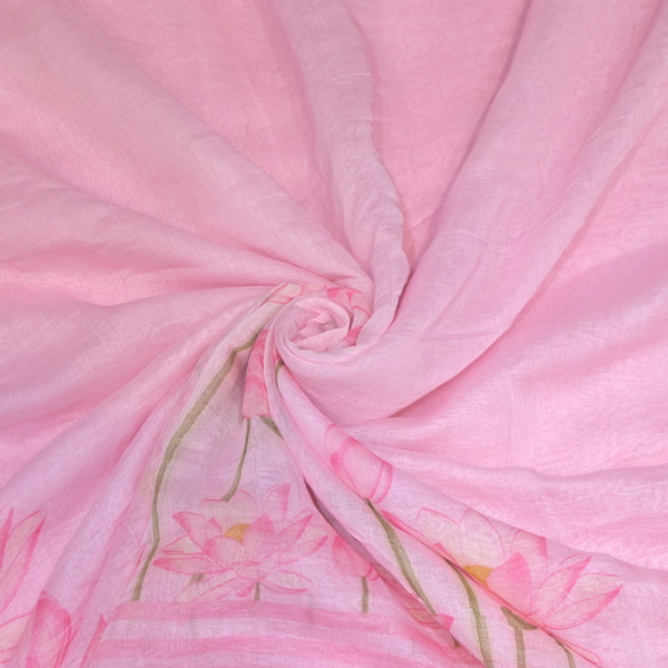 Beautiful Mul Chanderi Digital Prints Fabrics