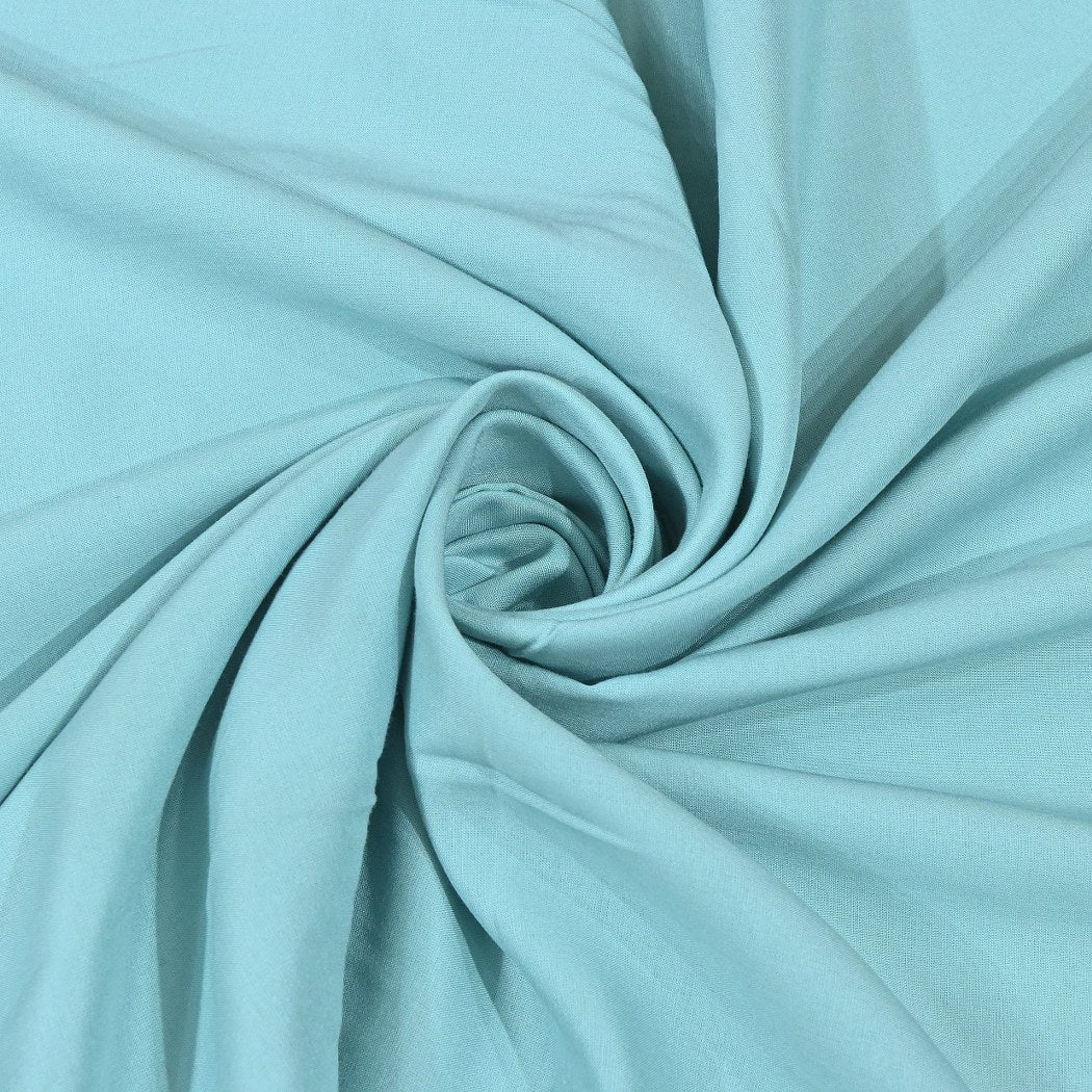 Neptune Blue Colour Arvind Modal Cotton Fabrics