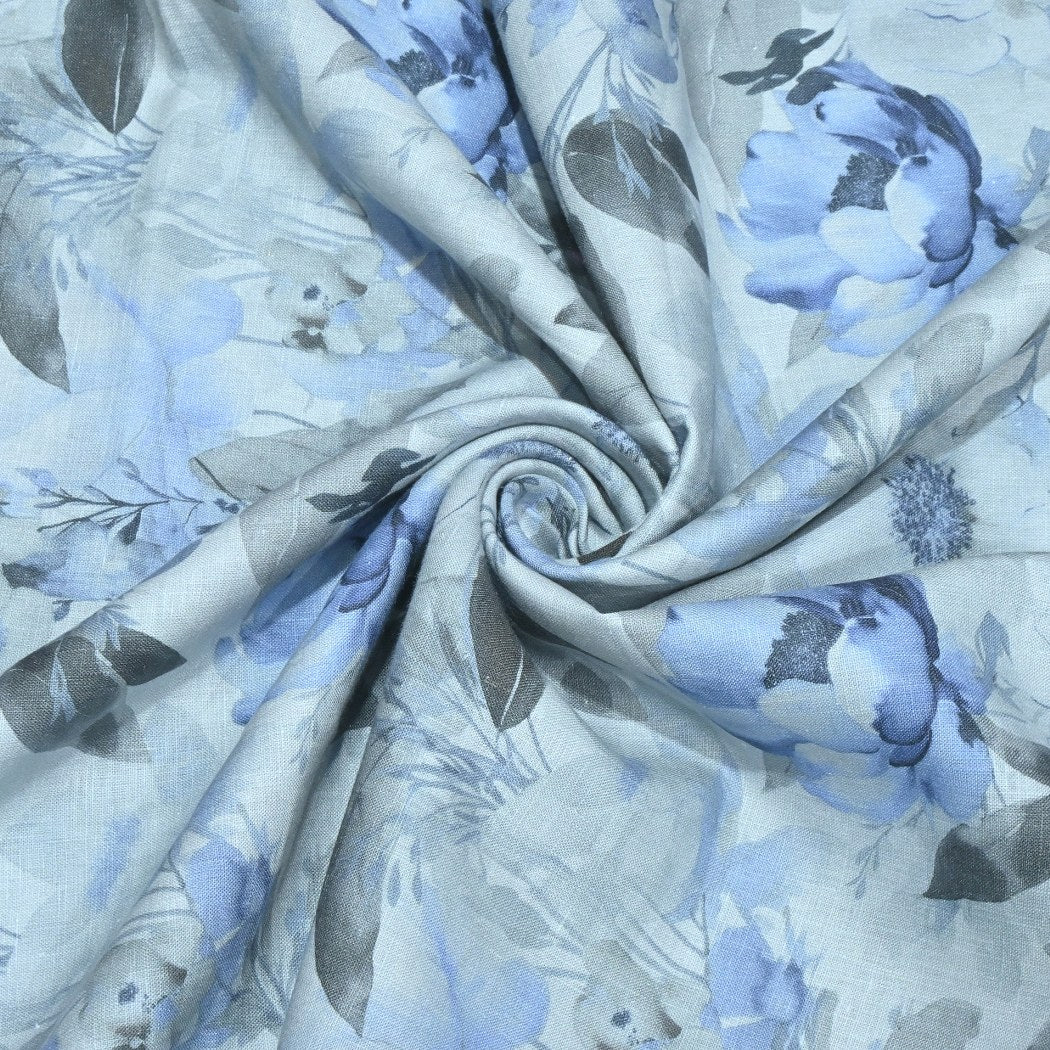 Multi Color Linen, Digital Print Fabrics