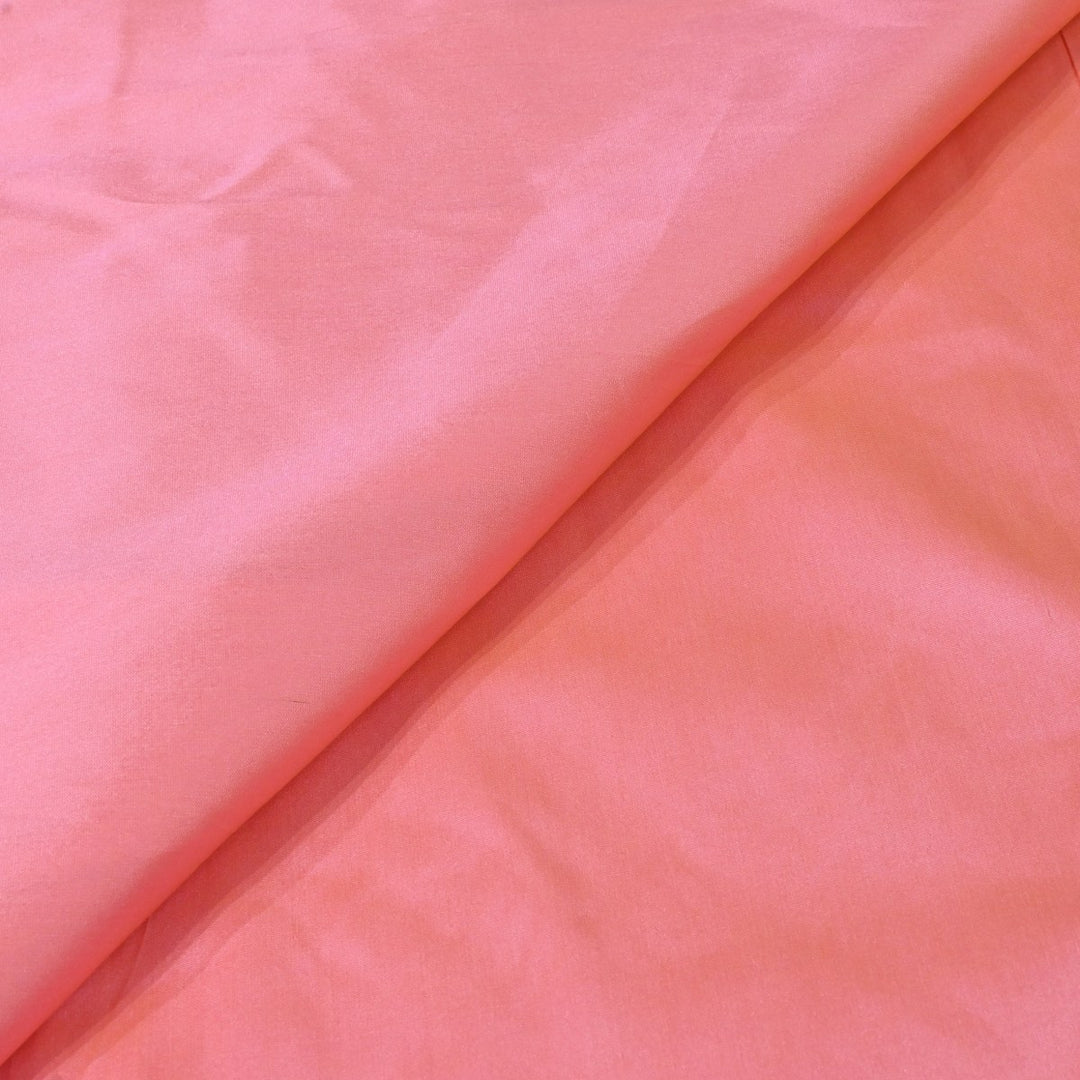 Light Coral Colour Taffeta Silk Fabrics