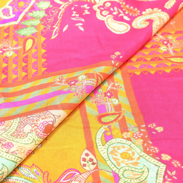 Premium Muslin Digital Print Fabric - 000844-17