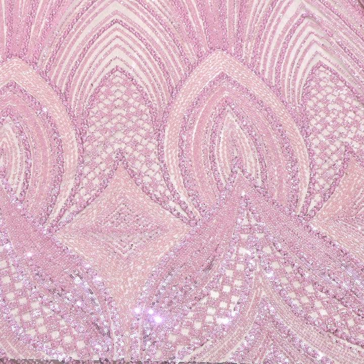 Beautiful Imported Net Cut Dana Sequins Embroidery Fabrics
