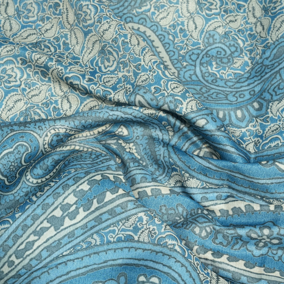 Semi Tusser Silk Prints Fabrics