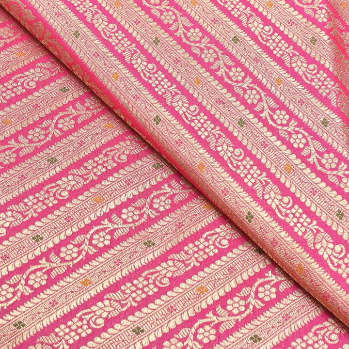 Katan Meena Brocade Fabrics