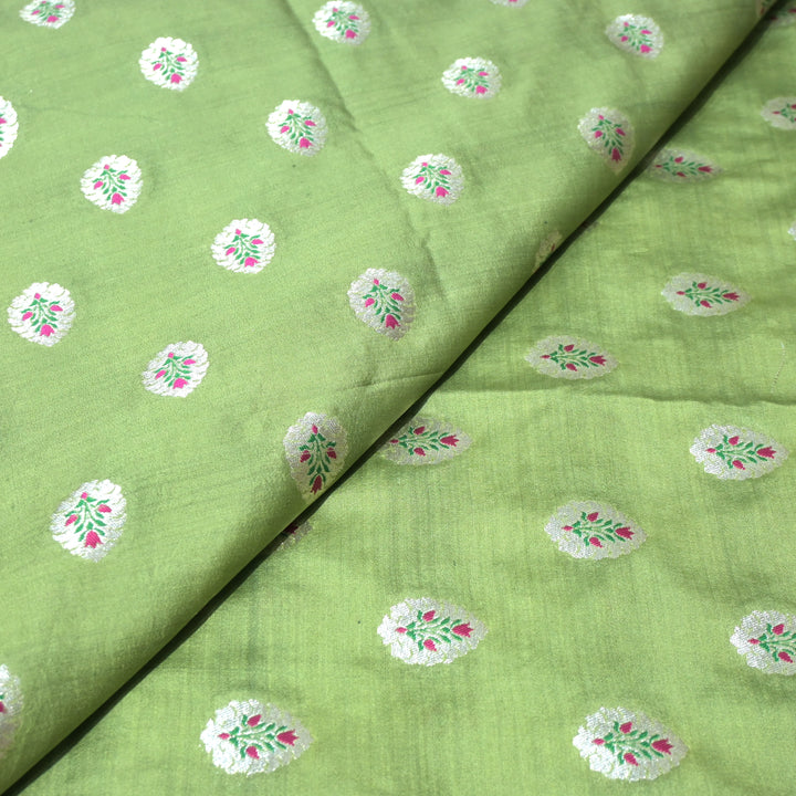 Pure Chiniya Silk Banarasi Brocade Fabric