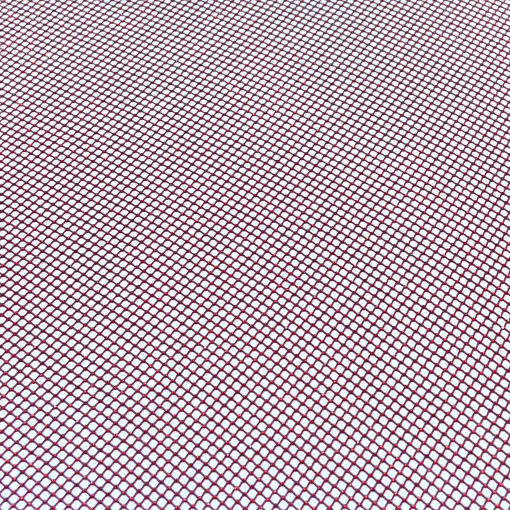 NET EMBROIDERED FABRIC WITH GRID SHIMMER- CF2305- 01