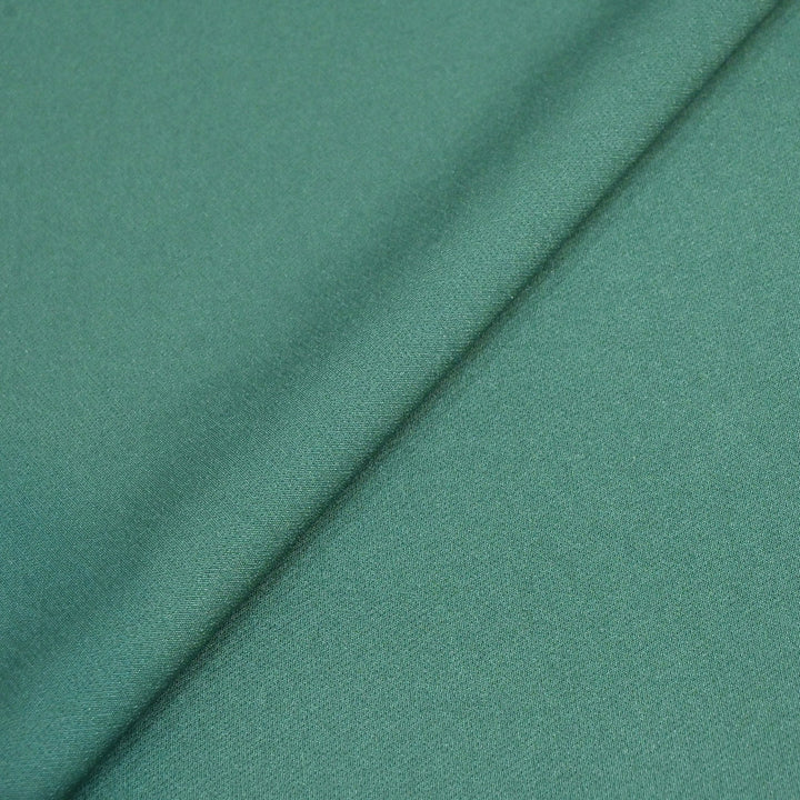 Bottle Green Colour Banana Crepe Fabrics