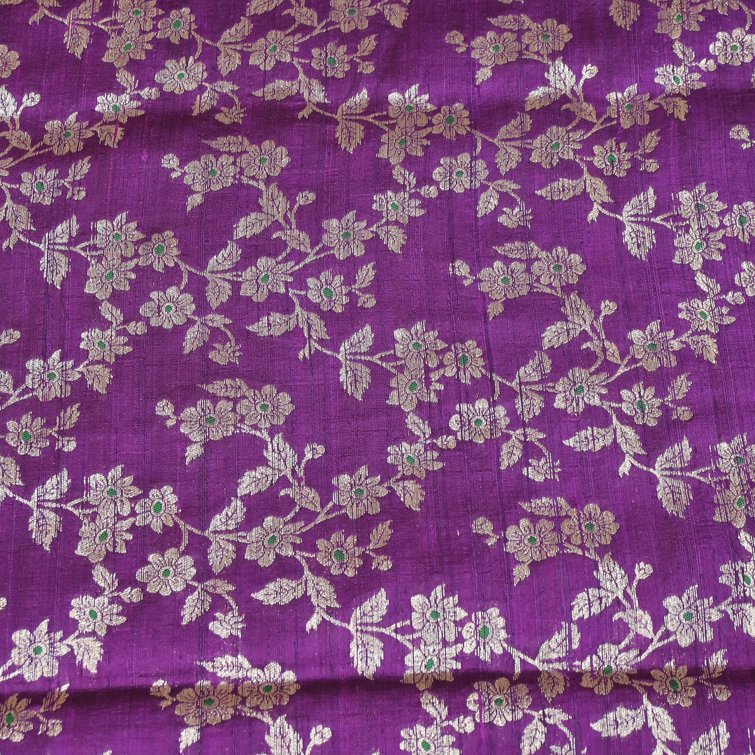 Premium Pure Raw Silk Meena Zari Banarasi Fabrics