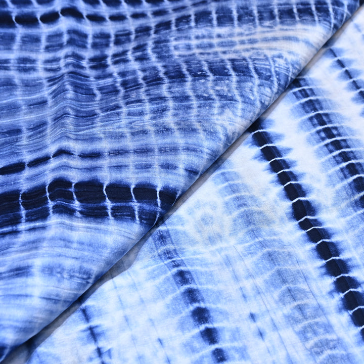 Silk Chanderi Tie & Dye Fabric 44" – Soft Lightweight Designer Fabric