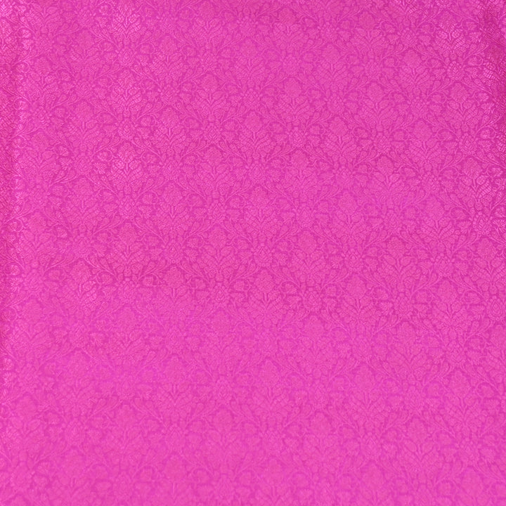 Magenta Tanchui Silk Brocade Fabric
