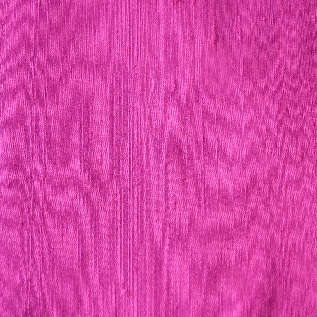 Royal Fuchsia Colour 100gm Pure Raw Silk Fabrics