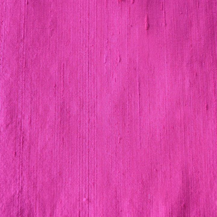 Royal Fuchsia Colour 100gm Pure Raw Silk Fabrics