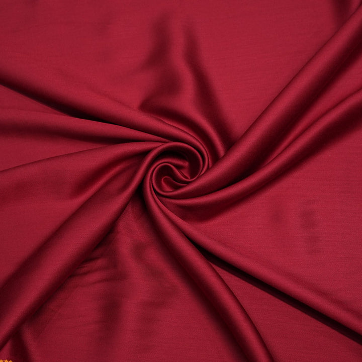 Wine Colour Modal Satin Fabrics