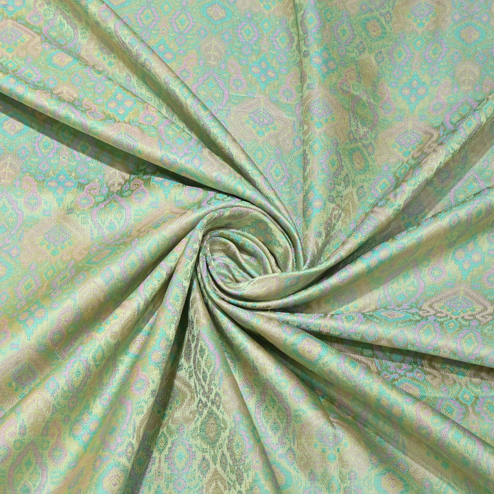 Pure Katan Silk Brocade Fabrics