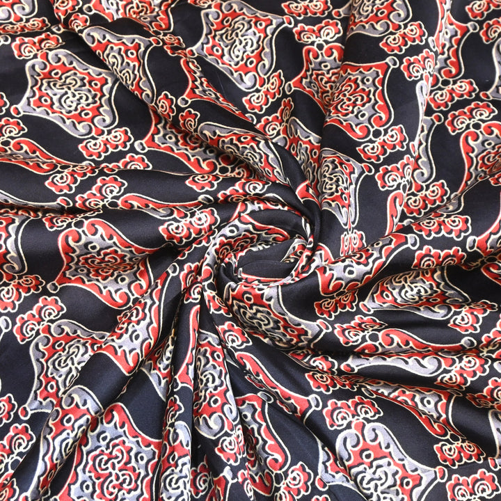 Modal Satin Digital Print Fabric