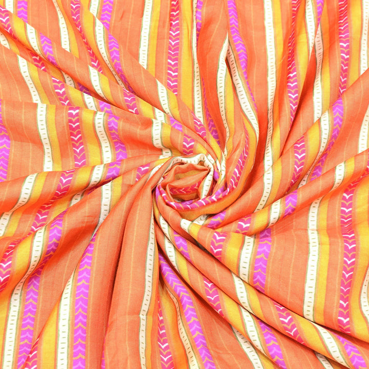 Premium Muslin Digital Print Fabric - 000844-18
