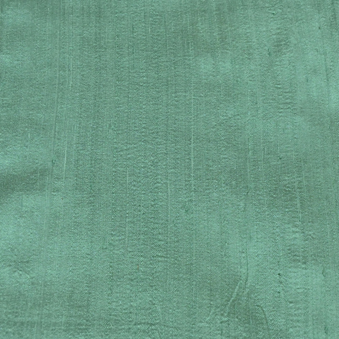 Greyish Teal Colour 100gm Pure Raw Silk Fabrics