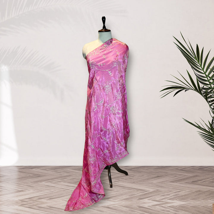 Beautiful Tissue Gota Sequins Embroidery Dupatta