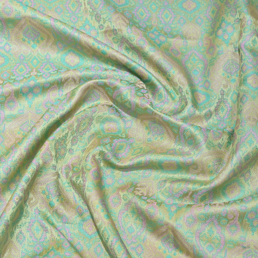 Pure Katan Silk Brocade Fabrics