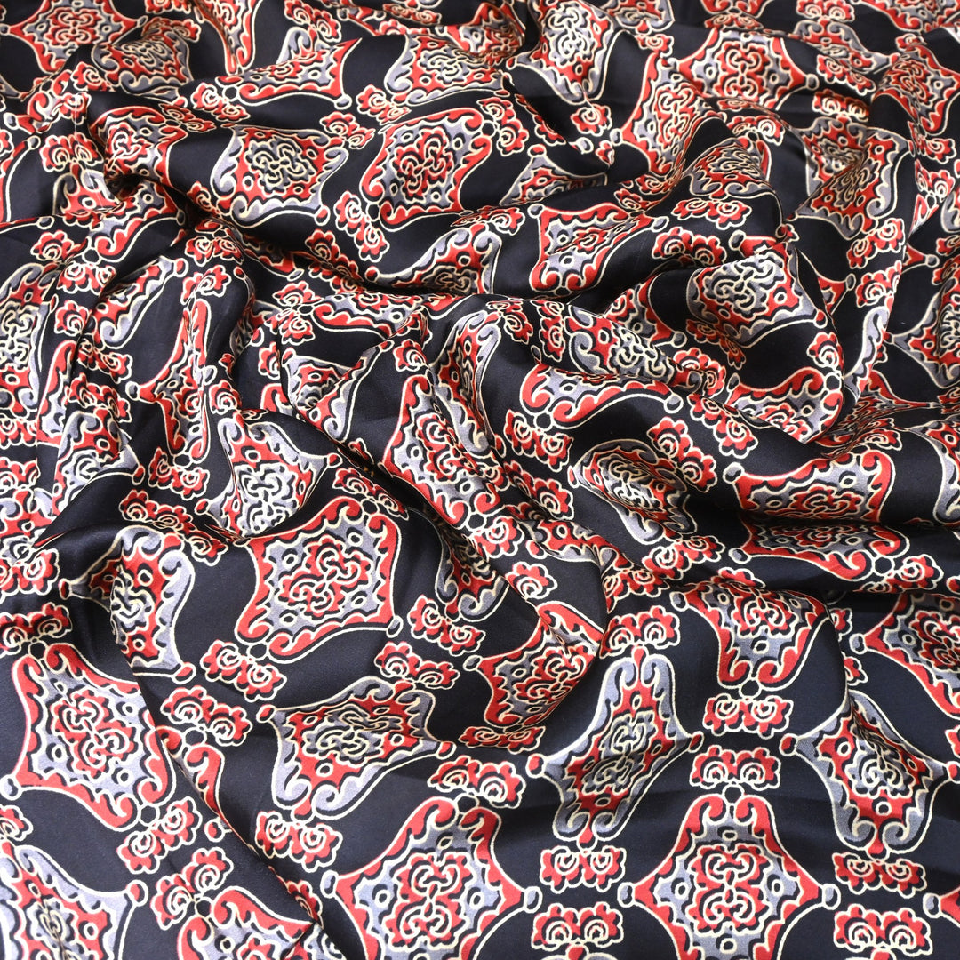 Modal Satin Digital Print Fabric
