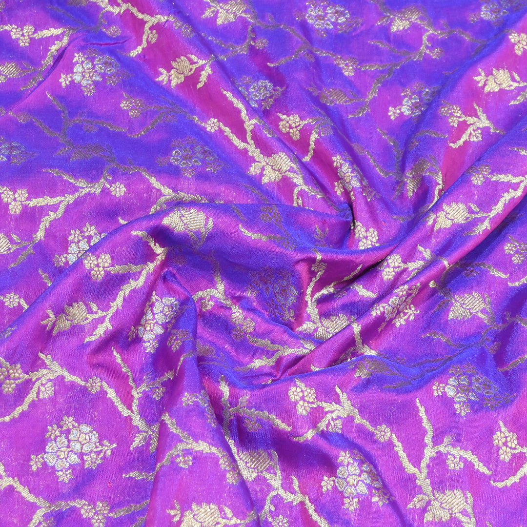 Silk Alfi Zari Brocade Fabrics