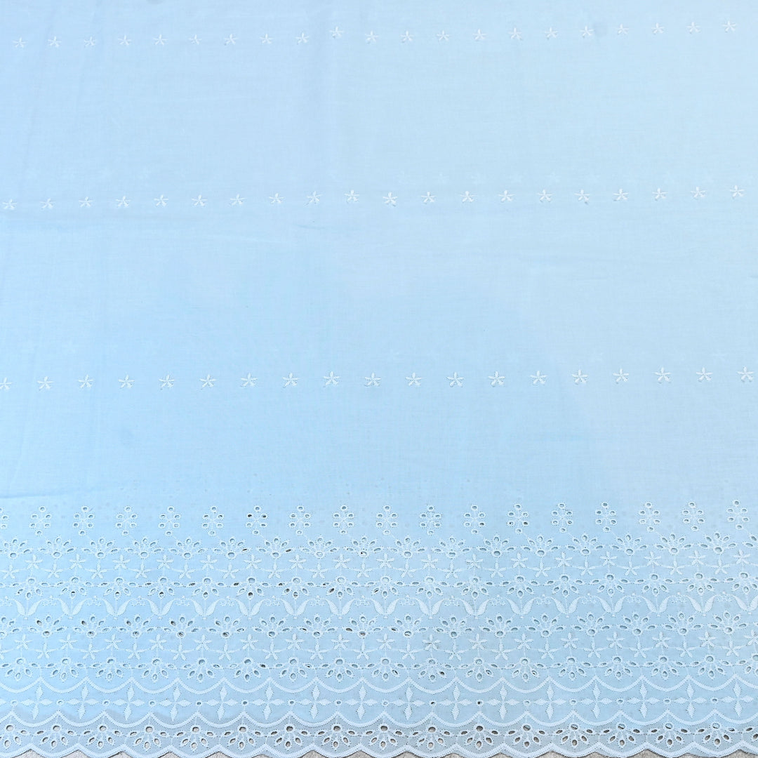 Cotton Chicken thread Embroidery Fabric – Soft Elegant Summer Designer Fabric- MJ7179-1