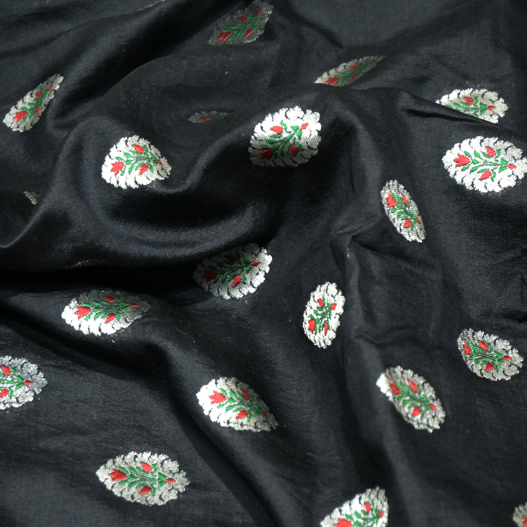 Pure Chiniya Silk Banarasi Brocade Fabric